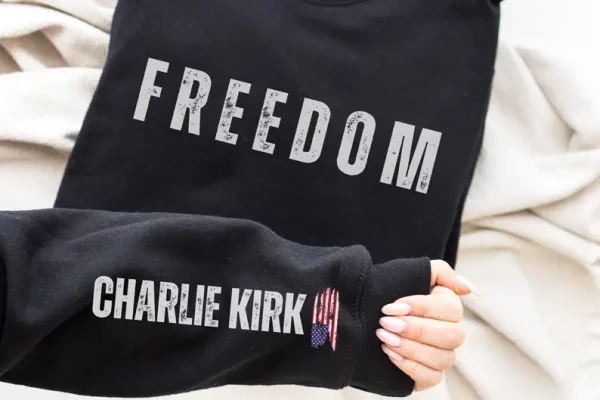 Charlie Kirk Freedom Sweatshirt, Charlie Kirk Make America Great Again