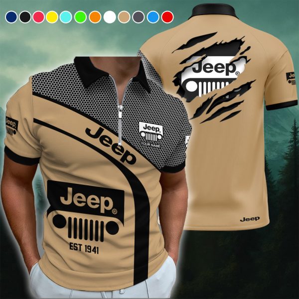 Jeep Lover Zipper Polo NN7099 - Image 3