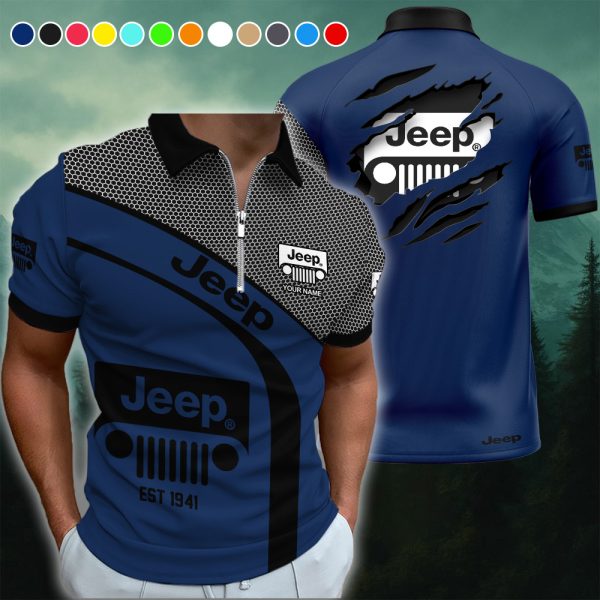 Jeep Lover Zipper Polo NN7099 - Image 6