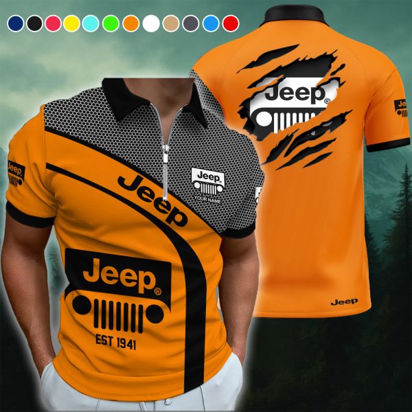 Jeep Lover Zipper Polo NN7099 - Image 5