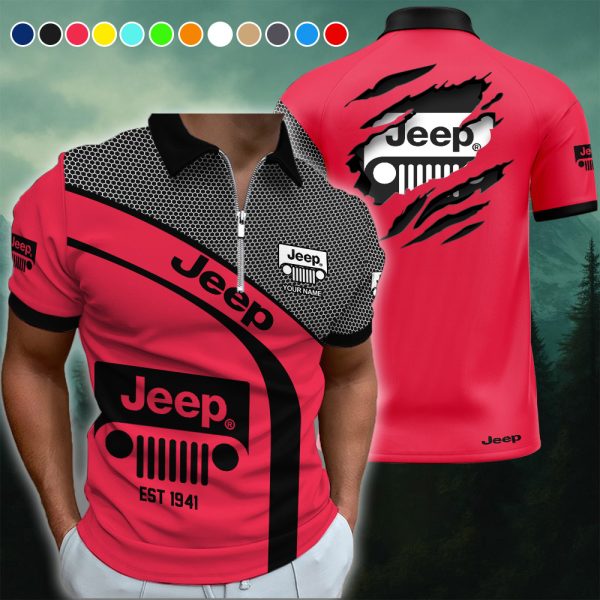 Jeep Lover Zipper Polo NN7099 - Image 7