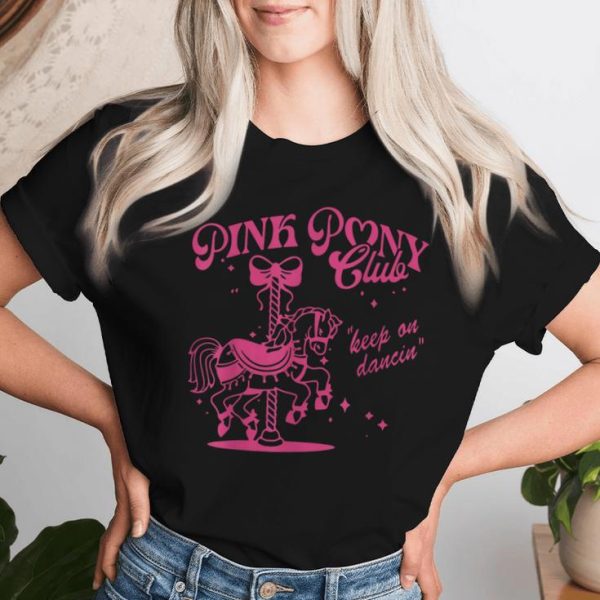 Pink Pony Club Tshirt, I'm Gonna Keep On Dancing Shirt, Pride Music Shirt, Western Princess Tour Tee - Image 2