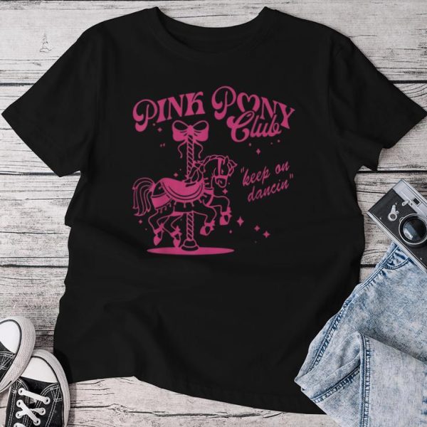 Pink Pony Club Tshirt, I'm Gonna Keep On Dancing Shirt, Pride Music Shirt, Western Princess Tour Tee