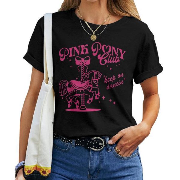 Pink Pony Club Tshirt, I'm Gonna Keep On Dancing Shirt, Pride Music Shirt, Western Princess Tour Tee - Image 3