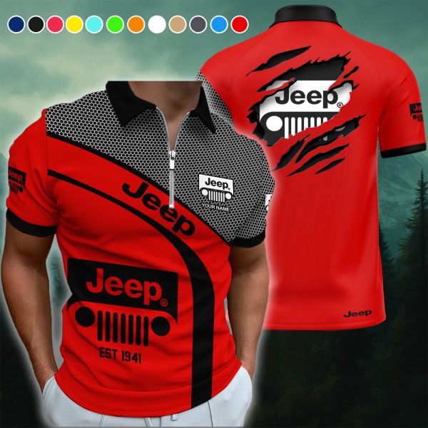 Jeep Lover Zipper Polo NN7099