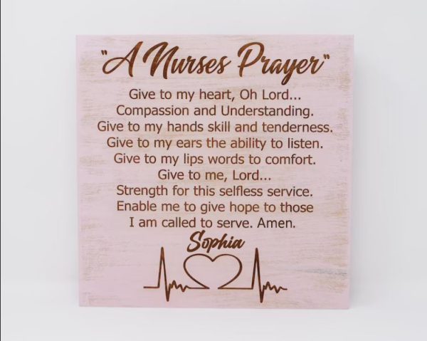 Personalized Nurse Canvas A Nurses Prayer - Image 2