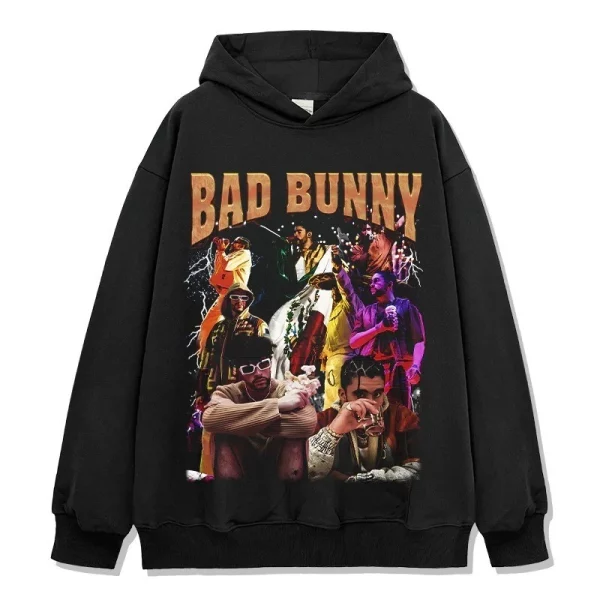3D Hoodie Bad Bunny Sweatshirt Tshirt Limited Edition 2025