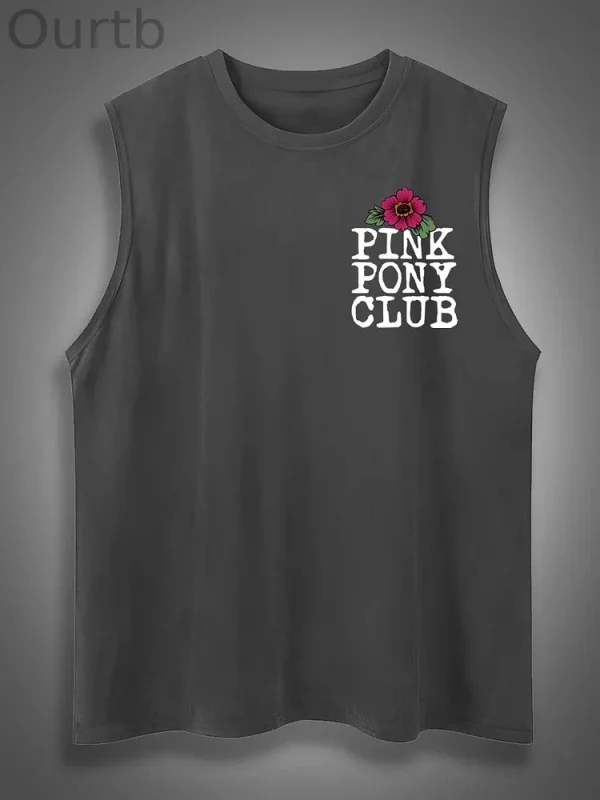 Sleeveless Cotton Tank Top with ‘I'm Gonna Keep On Dancing’ Print - Image 11