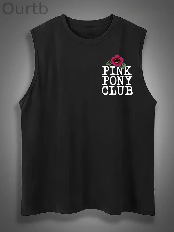Sleeveless Cotton Tank Top with ‘I'm Gonna Keep On Dancing’ Print - Image 13