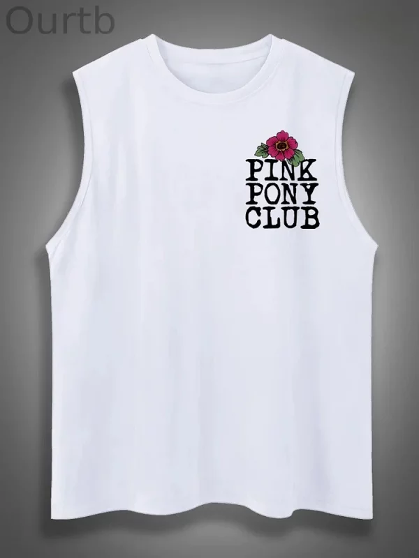 Sleeveless Cotton Tank Top with ‘I'm Gonna Keep On Dancing’ Print - Image 9