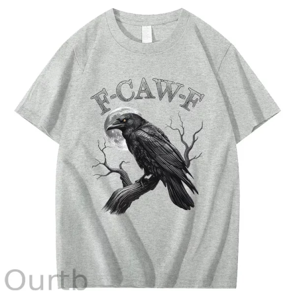 Funny T-shirt F-Caw-F 100% Premium cotton Wash Tshirt - Image 9