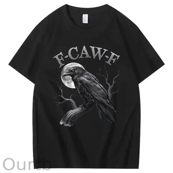 Funny T-shirt F-Caw-F 100% Premium cotton Wash Tshirt - Image 10