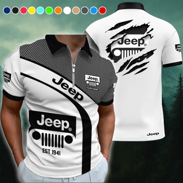 Jeep Lover Zipper Polo NN7099 - Image 12