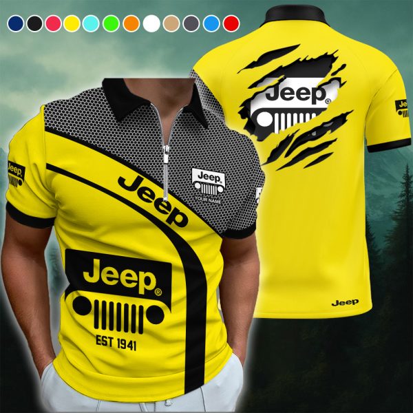 Jeep Lover Zipper Polo NN7099 - Image 8