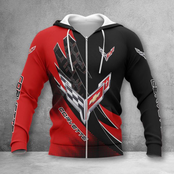 Corvette Limited 2025 Pullover Hoodie All Over Print Corvette - Image 2