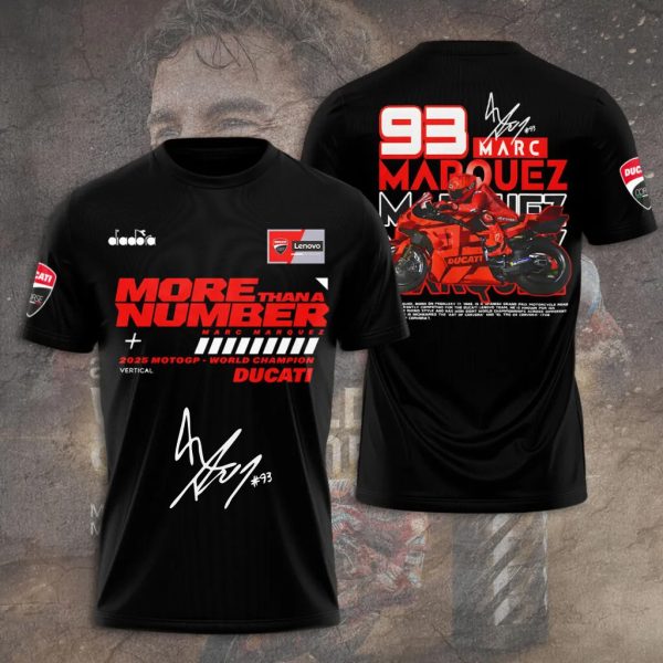 Ducati Lenovo Team x Marc Márquez 2025 World Champion  More Than A Number
