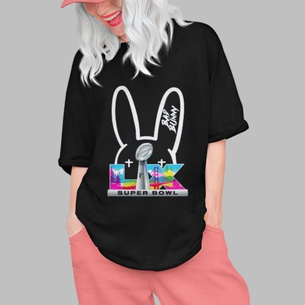 Personalized Bad Bunny Super Bowl LX Halftime Show Gildan TShirt Cotton - Image 7