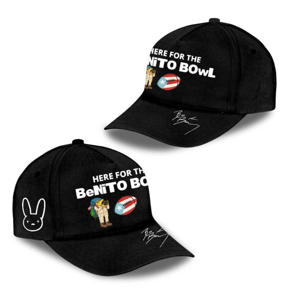 Bad Bunny Here For The Benito Bowl 2025 2026 Cap