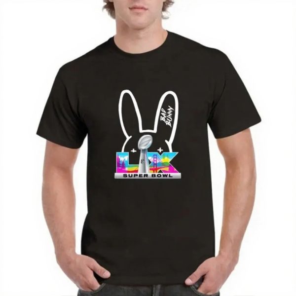 Personalized Bad Bunny Super Bowl LX Halftime Show Gildan TShirt Cotton