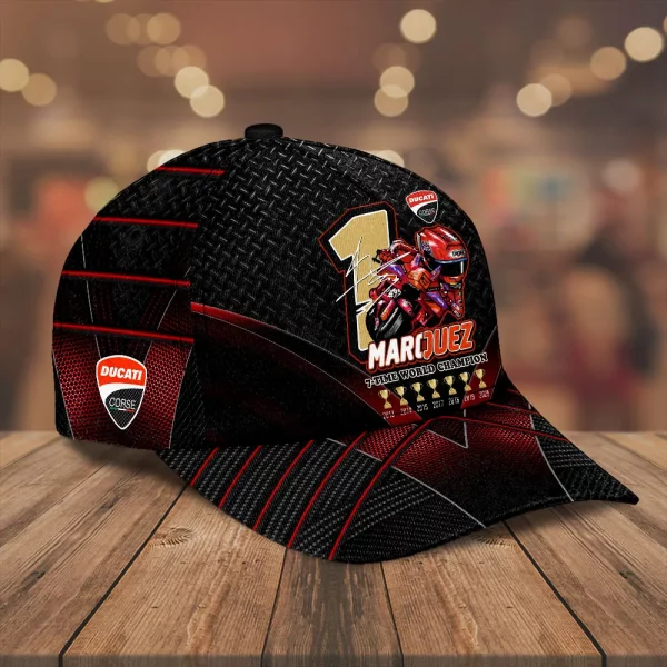 Ducati Lenovo Team x Marc Marquez Classic Cap - Image 3