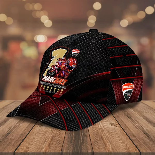 Ducati Lenovo Team x Marc Marquez Classic Cap - Image 2