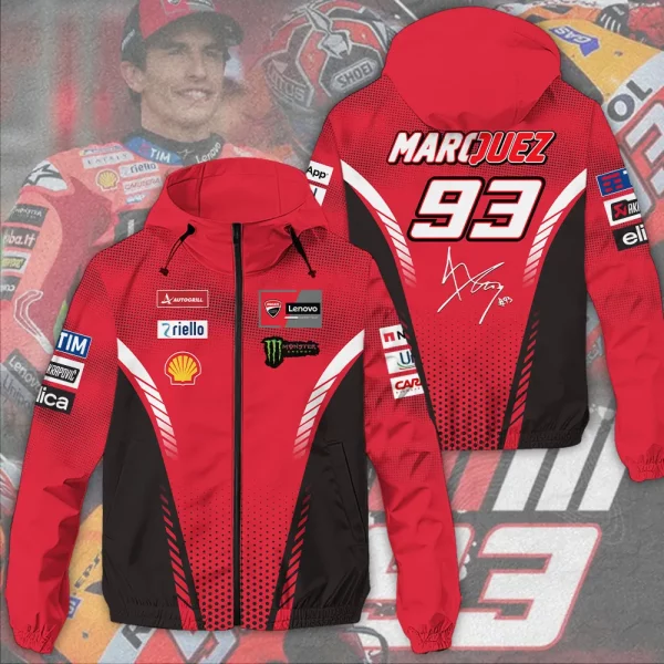 Ducati Lenovo Team x Marc Marquez  3D Single-Layer Jacket