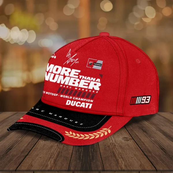 Ducati Lenovo Team x Marc Marquez Classic Cap - Image 2