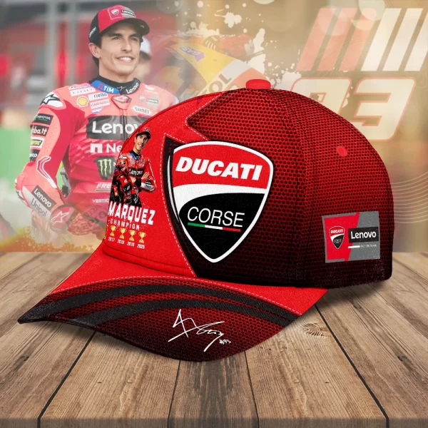 Ducati Lenovo Team x Marc Marquez Classic Cap - Image 3
