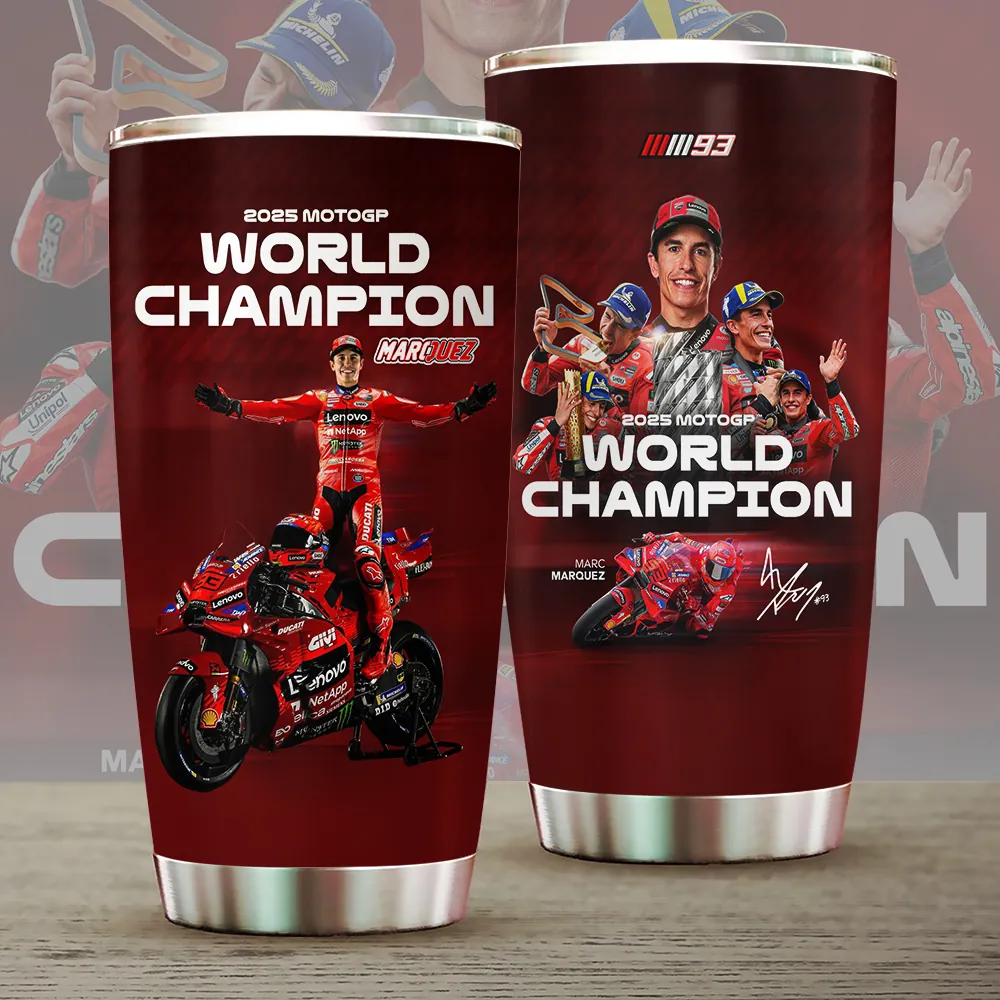 Ducati Lenovo Team x Marc Marquez Tumbler Cup World Champion MotoPG 2025