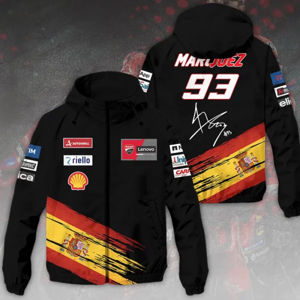 Ducati Lenovo Team x Marc Marquez  3D Single-Layer Jacket