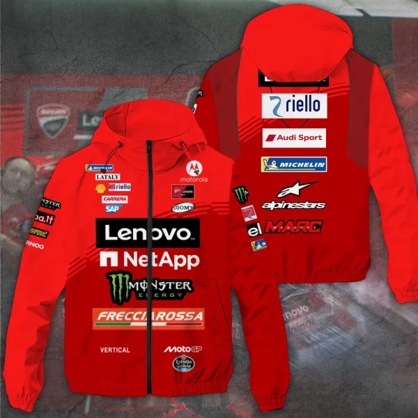 Ducati Lenovo Team x Marc Marquez  3D Single-Layer Jacket