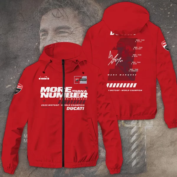 Ducati Lenovo Team x Marc Marquez  3D Single-Layer Jacket