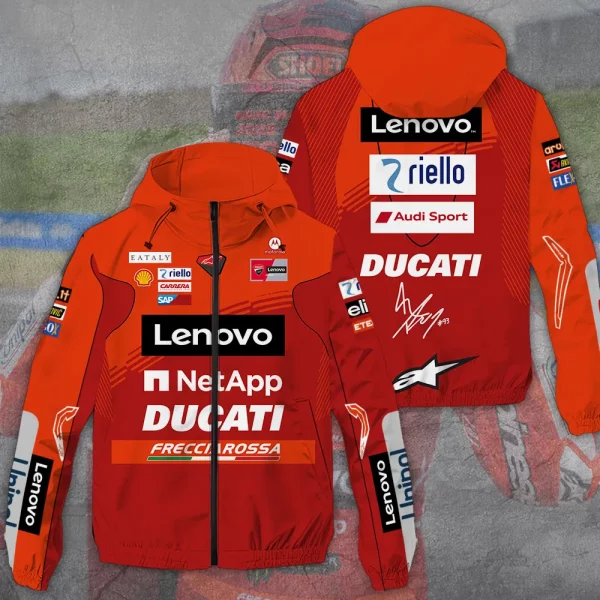 Ducati Lenovo Team x Marc Marquez  3D Single-Layer Jacket