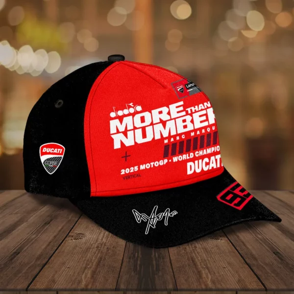 Ducati Lenovo Team x Marc Marquez Classic Cap - Image 2