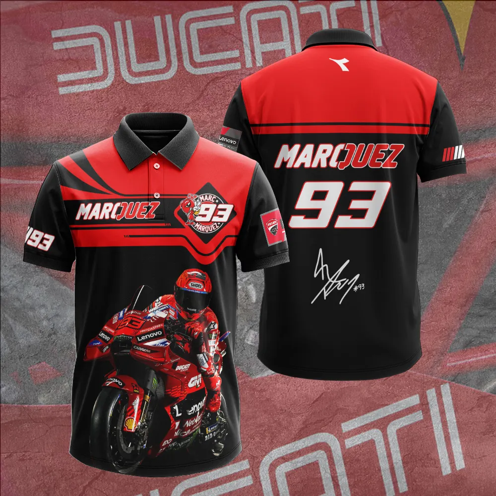 Ducati Lenovo Team x Marc Marquez Tshirt 2025 - Image 2