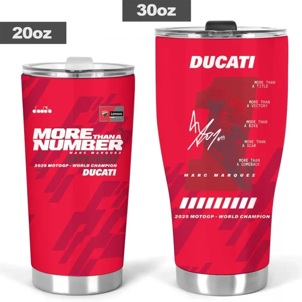 Ducati Lenovo Team x Marc Marquez Tumbler Cup - Image 3