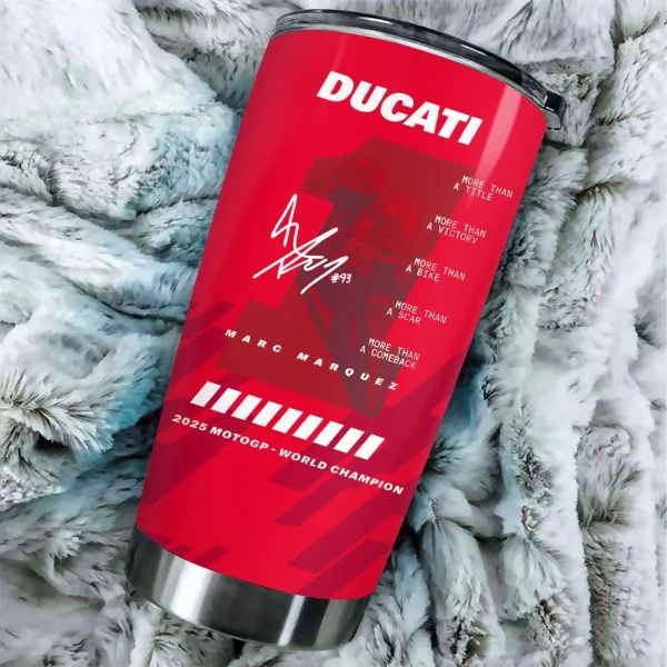 Ducati Lenovo Team x Marc Marquez Tumbler Cup - Image 2