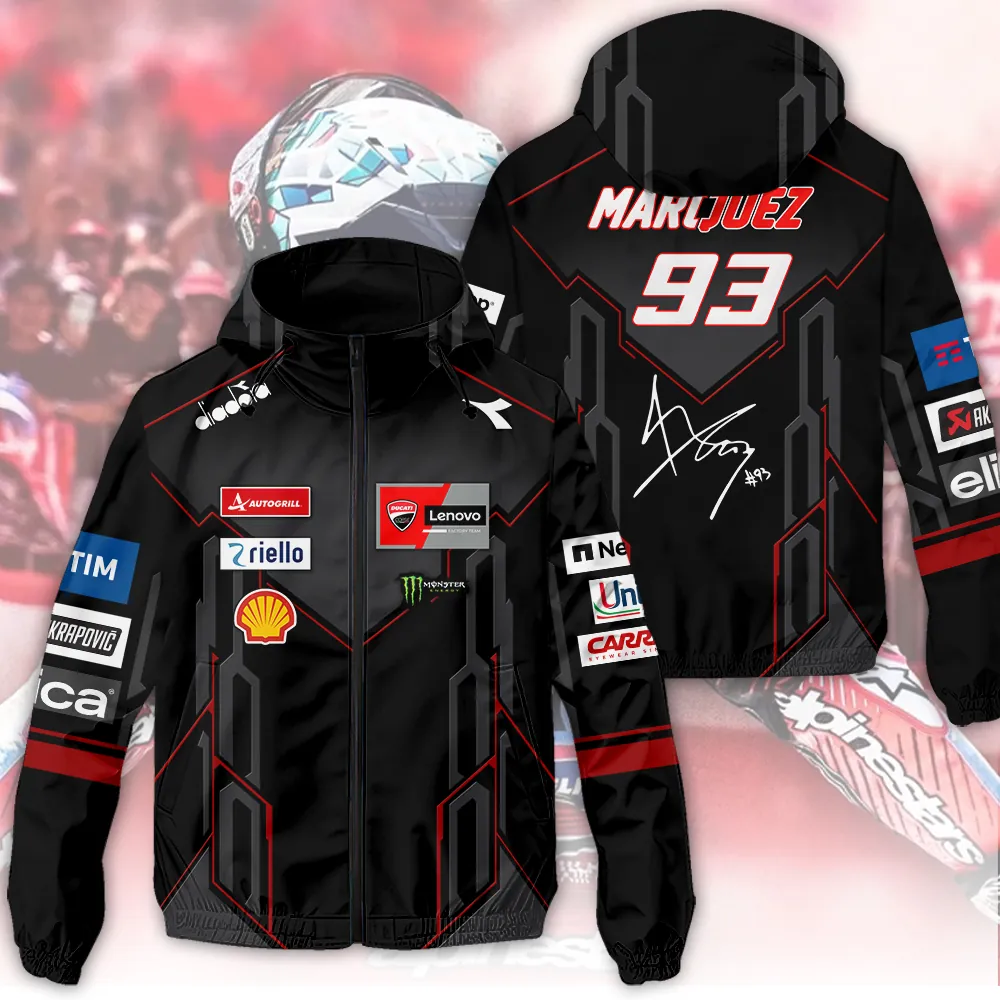 Ducati Lenovo Team x Marc Marquez 3D Single-Layer Jacket