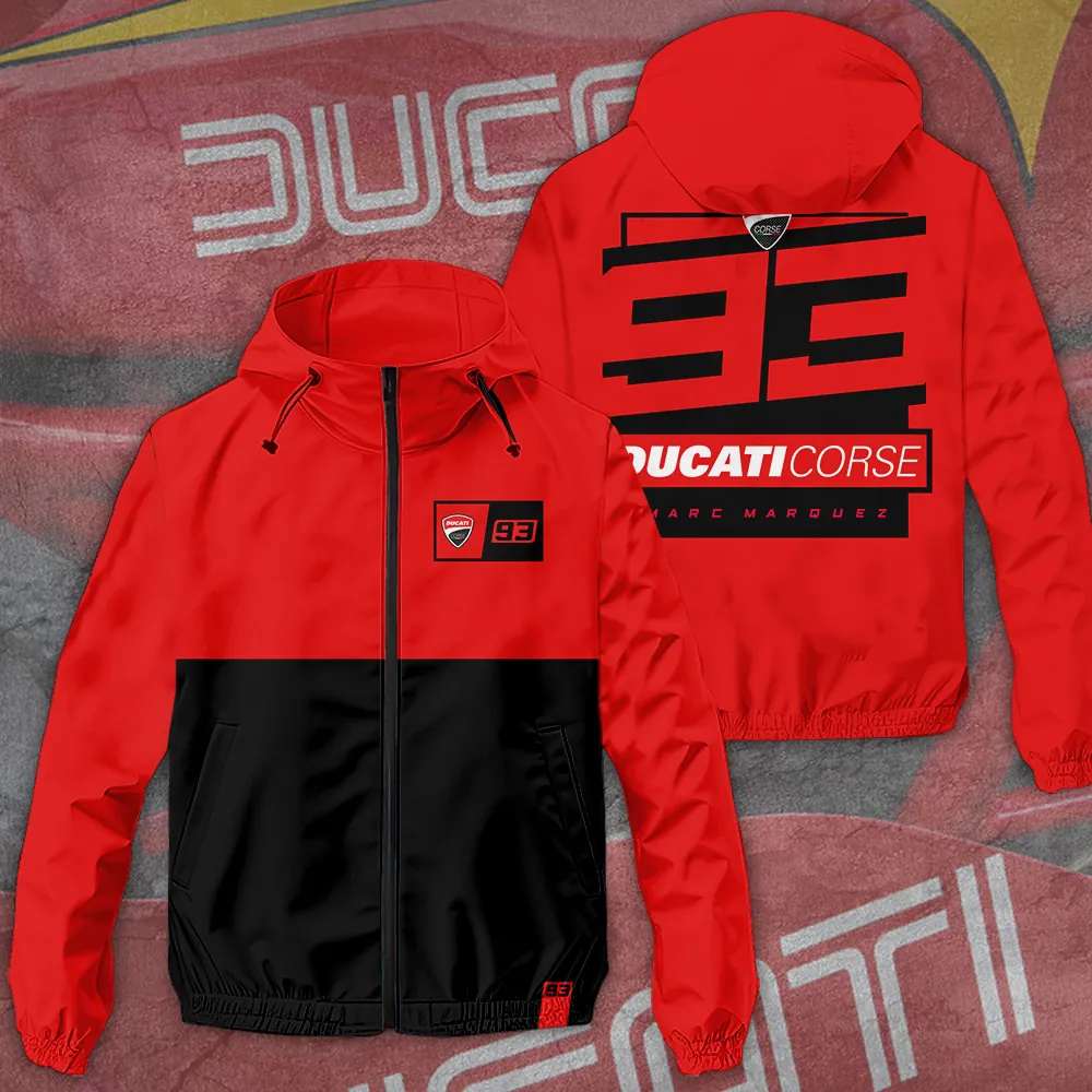 Ducati Lenovo Team x Marc Marquez 3D Single-Layer Jacket