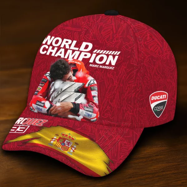 Ducati Lenovo Team x Marc Marquez Classic Cap - Image 3