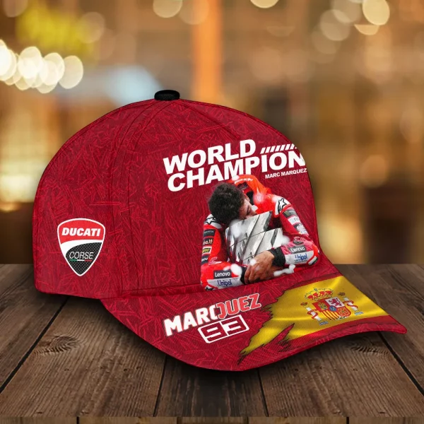 Ducati Lenovo Team x Marc Marquez Classic Cap - Image 2