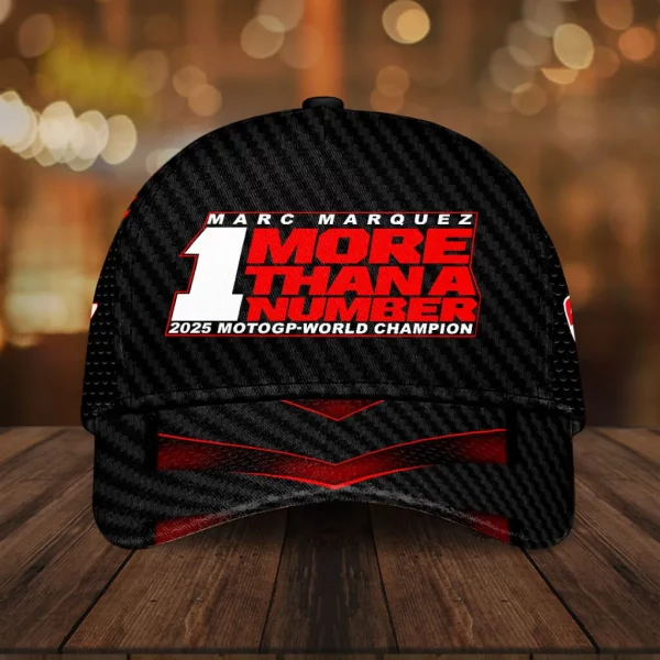 Marc Marquez “MORE THAN A NUMBER” black carbon Classic Cap