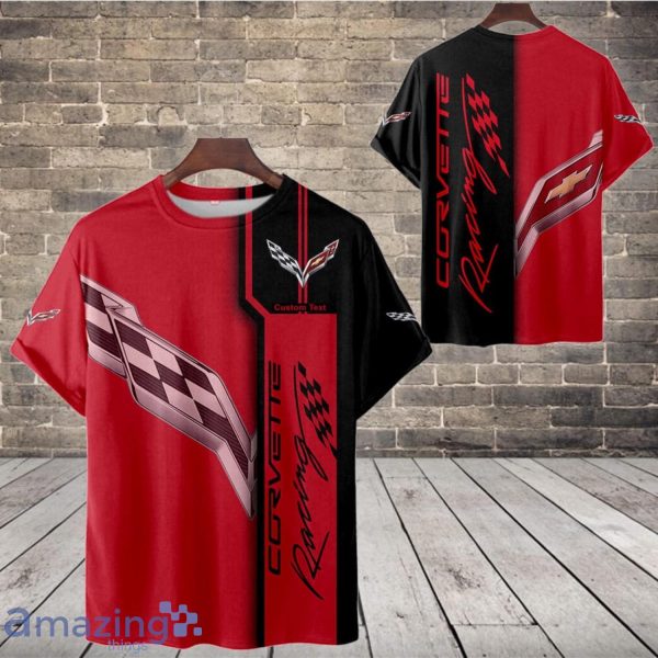 Corvette Limited 2025 Pullover Hoodie All Over Print Corvette Logo Racing - Image 5