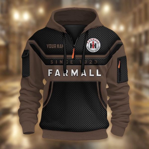 Limited Edition Half Zip Hoodie Tractor Farmall - Image 2