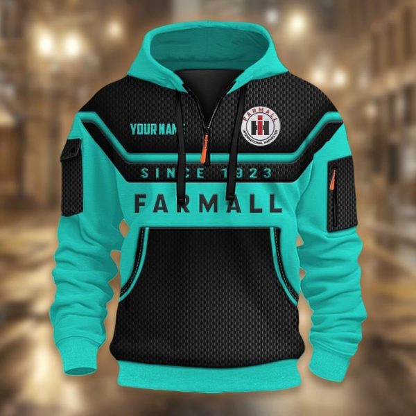 Limited Edition Half Zip Hoodie Tractor Farmall - Image 3