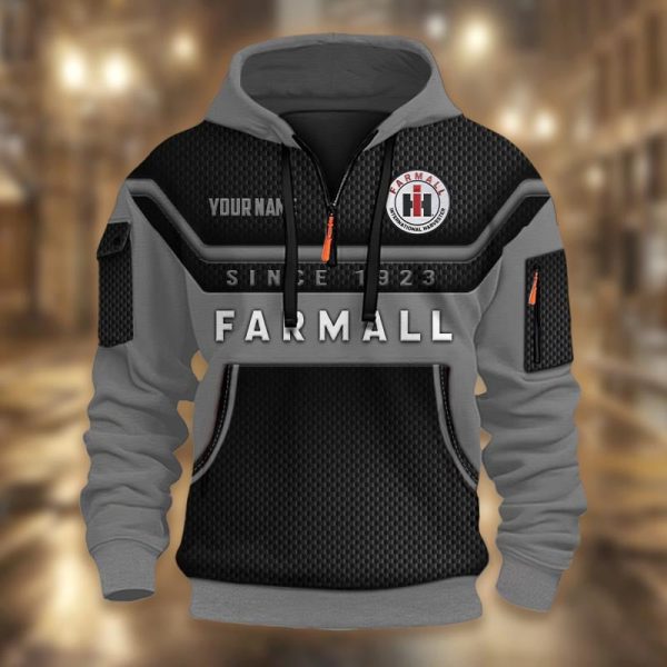 Limited Edition Half Zip Hoodie Tractor Farmall - Image 5