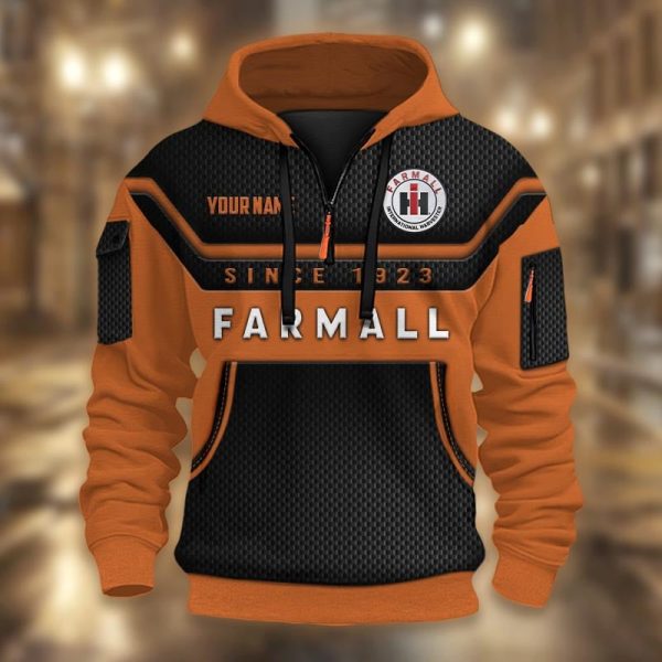 Limited Edition Half Zip Hoodie Tractor Farmall - Image 6