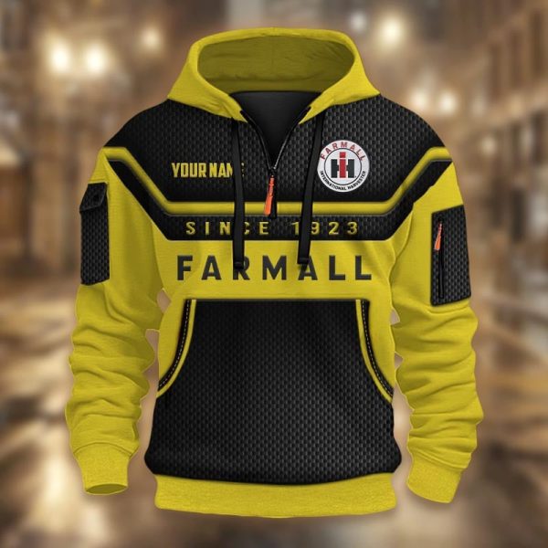 Limited Edition Half Zip Hoodie Tractor Farmall - Image 7