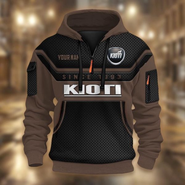 Limited Edition Half Zip Hoodie Tractor Kioti - Image 2