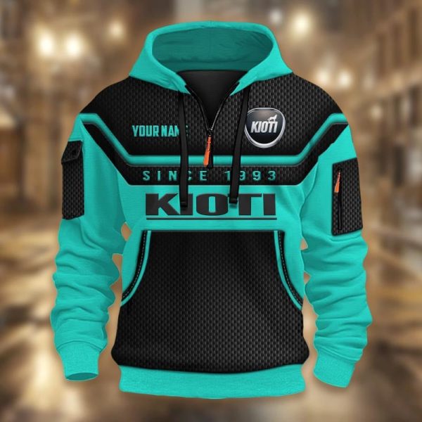 Limited Edition Half Zip Hoodie Tractor Kioti - Image 3